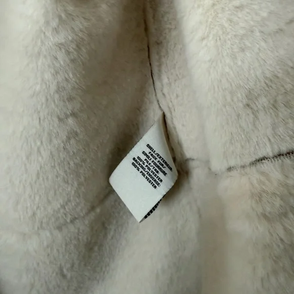 Bagatelle Tan and Cream Teddy Jacket - Picture 6 of 6